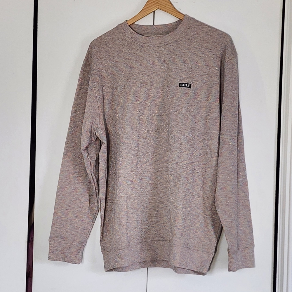 Golf Brand Tyler The Creater Men's Pink And Gray Sweatshirt
